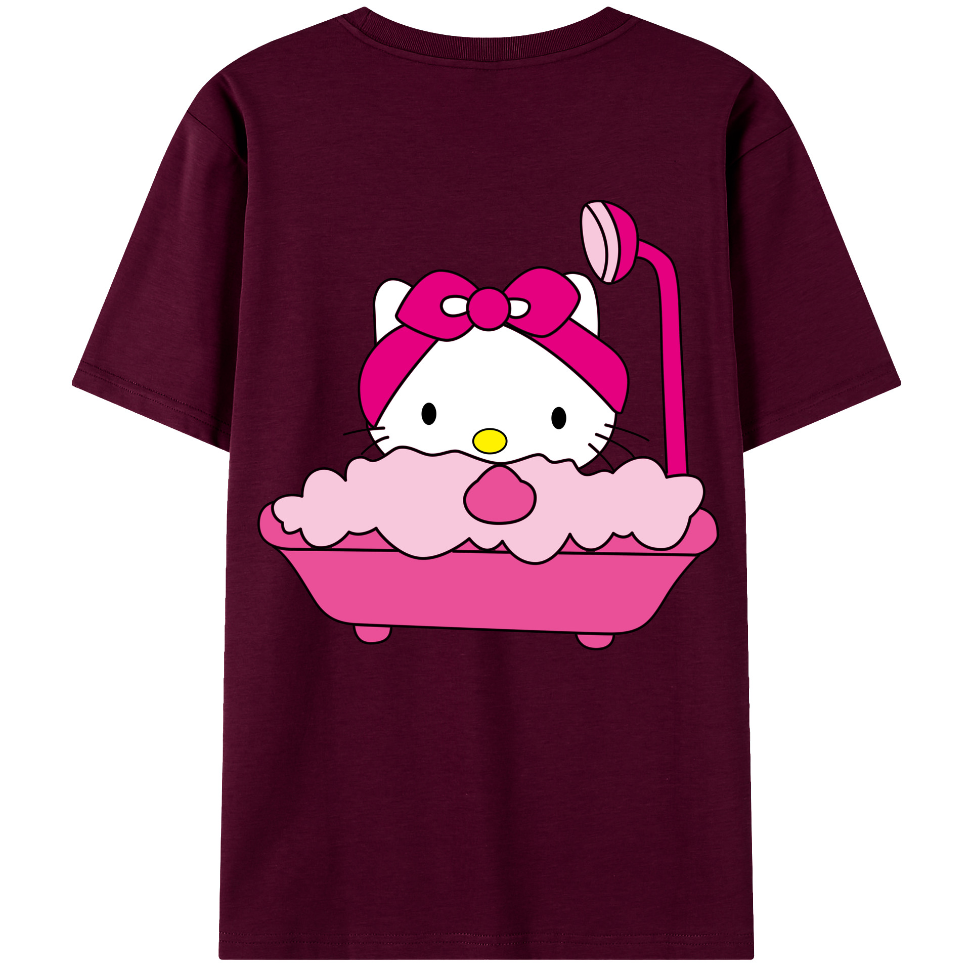 （画像用） Hello Kitty ハローキティ レディース半袖Tシャツ(バックプリント)